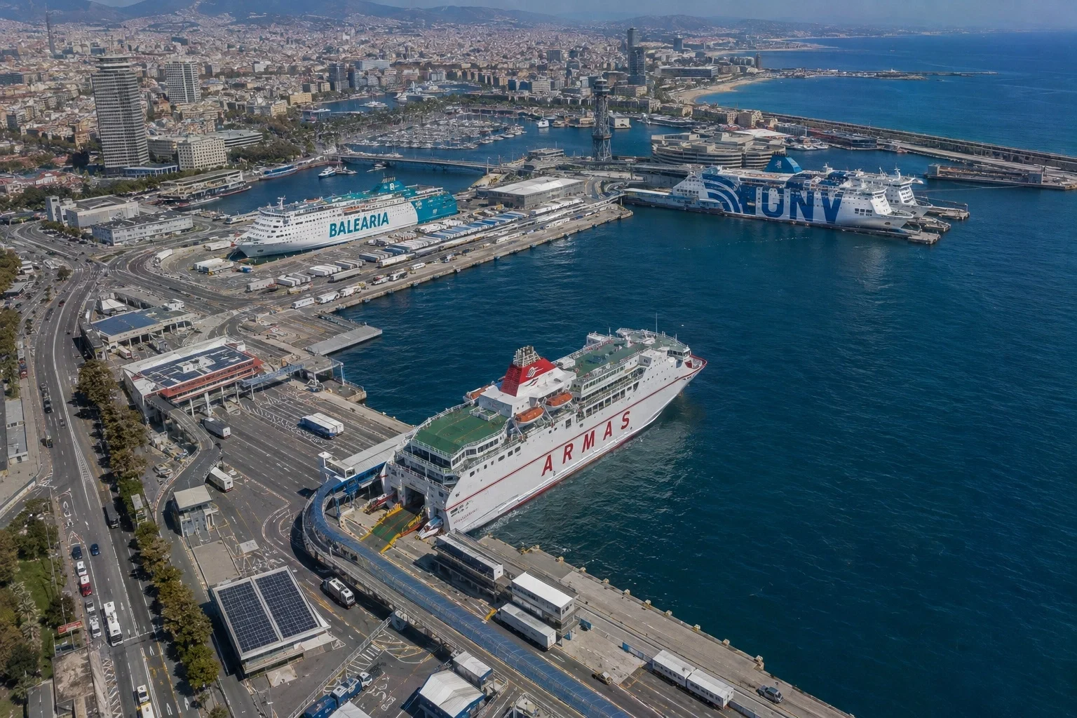 Fährhafen Barcelona