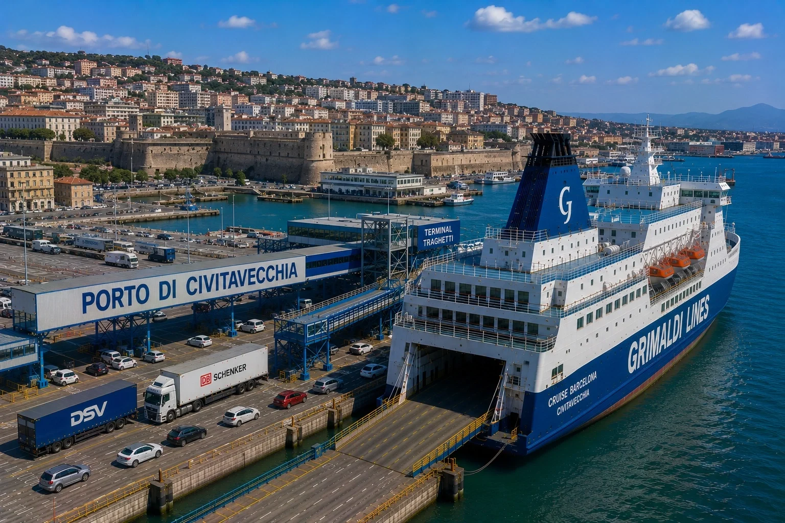 Fährhafen Civitavecchia