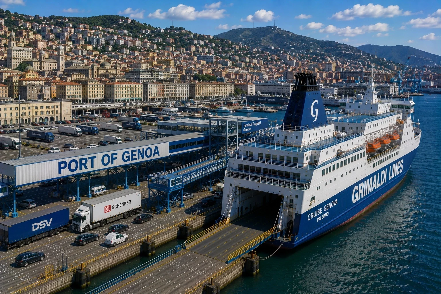 Fährhafen Genua