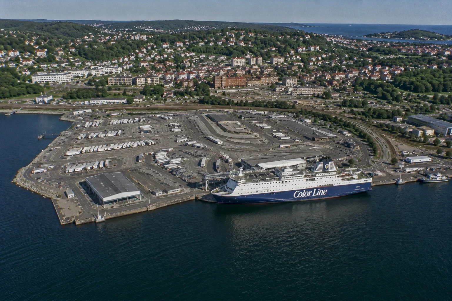 Fährhafen Larvik