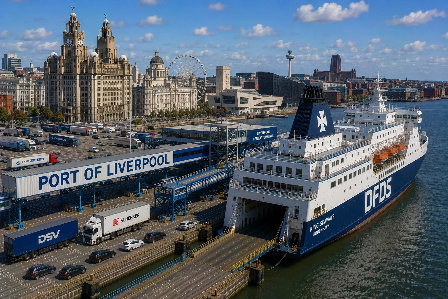 Fährhafen Liverpool