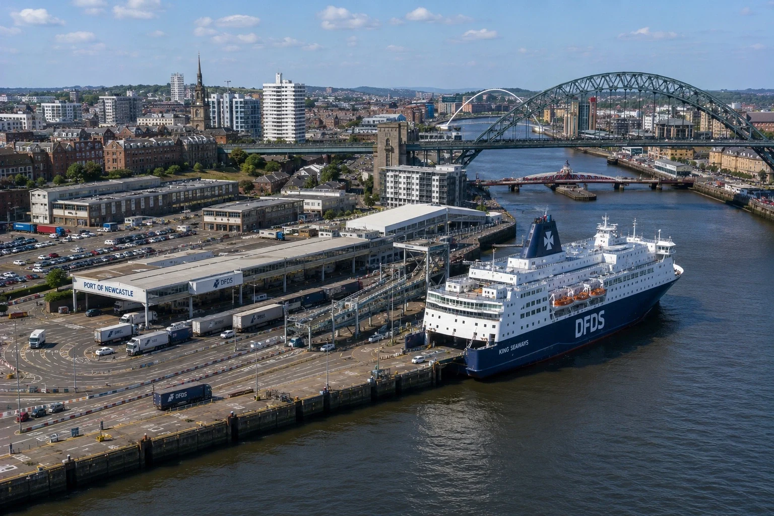Fährhafen Newcastle