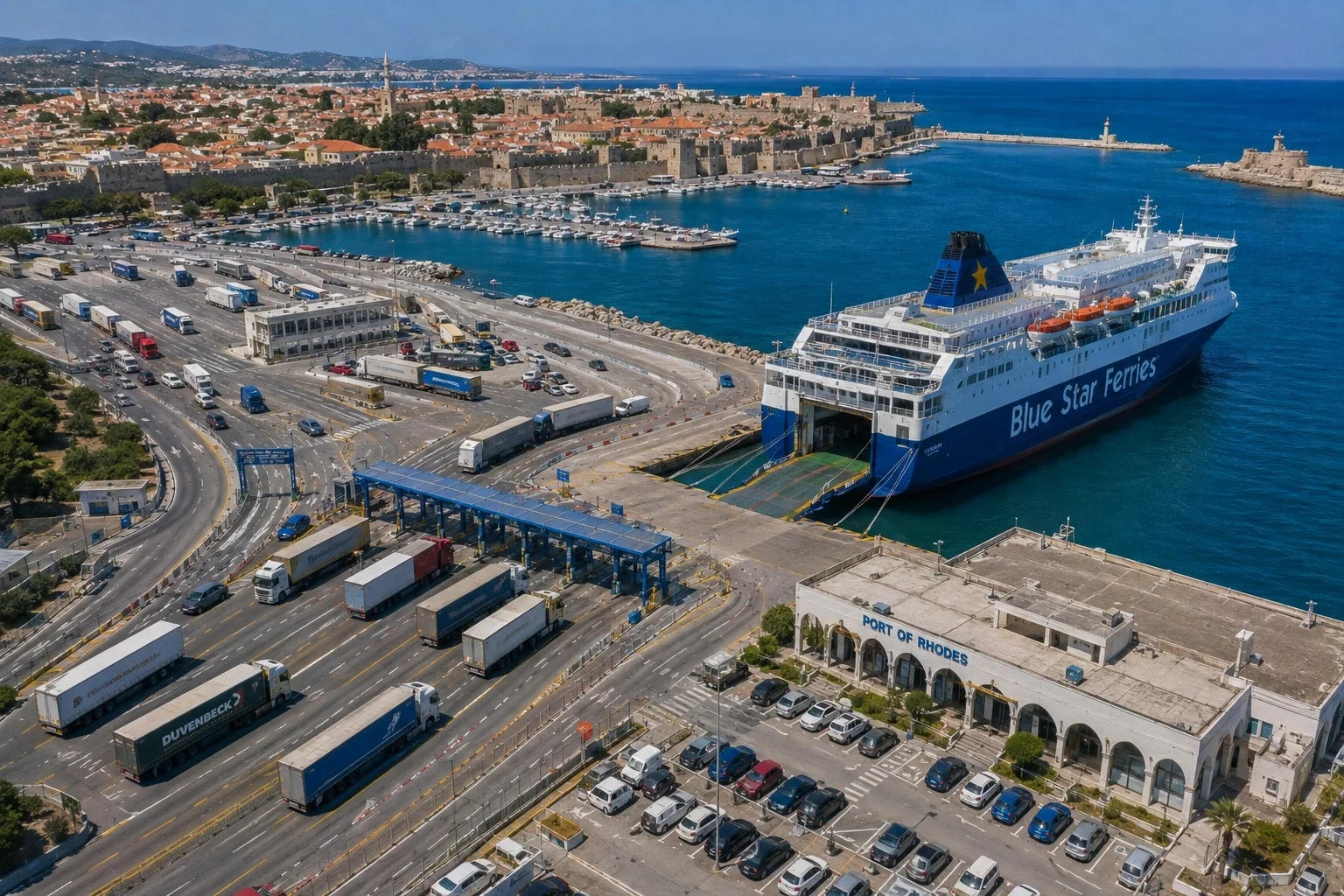 Fährhafen Rhodos
