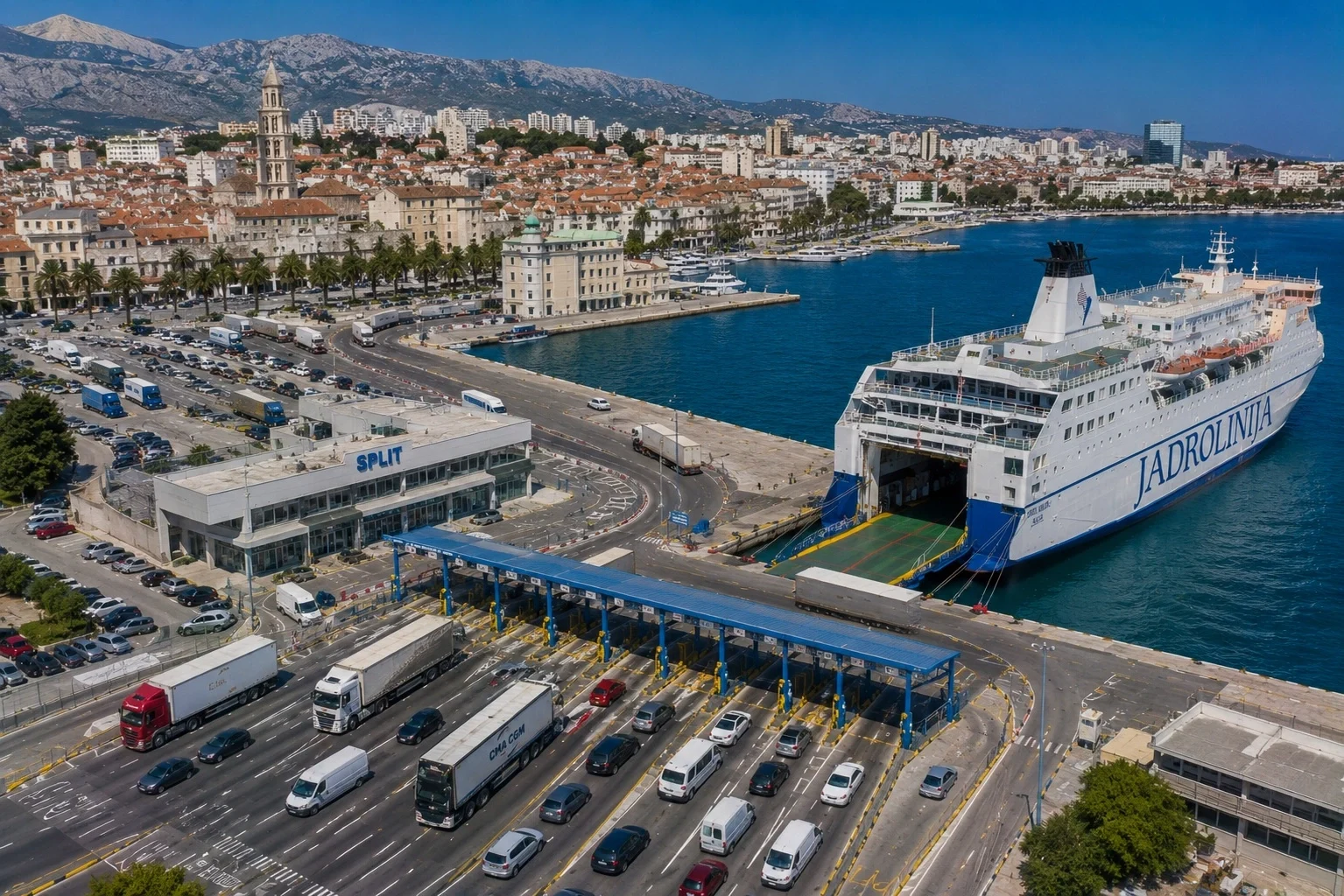 Fährhafen Split