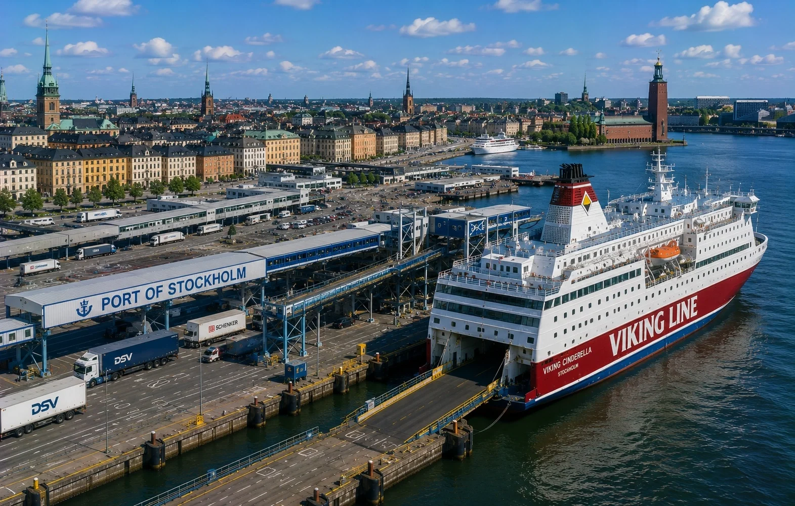 Fährhafen Stockholm