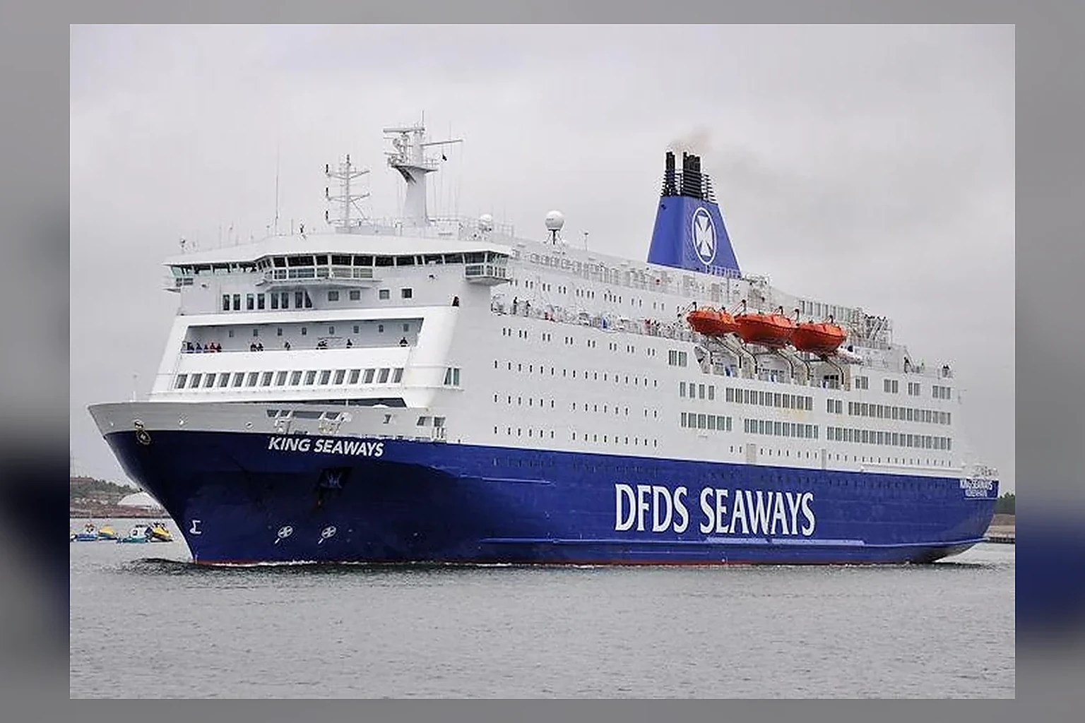 DFDS Seaways Passagierfähre auf See