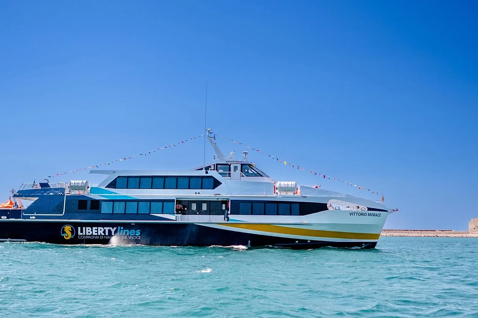 Liberty Lines HSC Vittorio Morace schnelles Passagierschiff