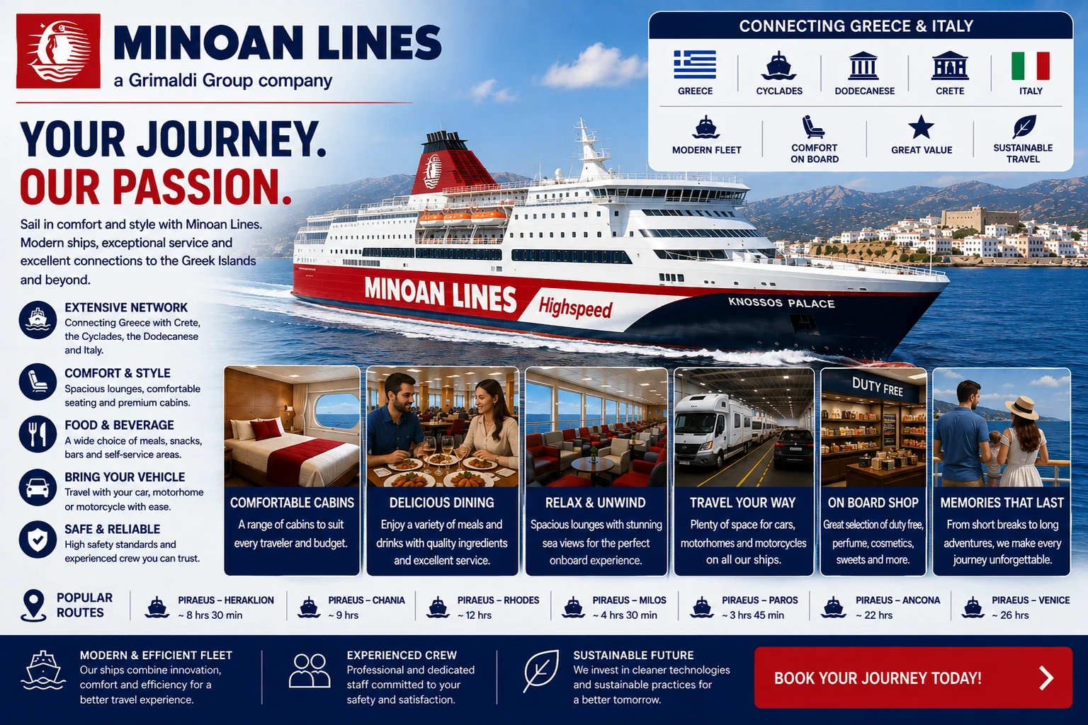 Fähre von Minoan Lines