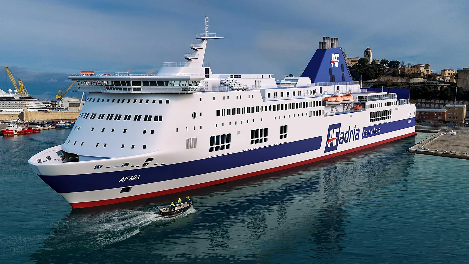 Passagierfähre von Adria Ferries