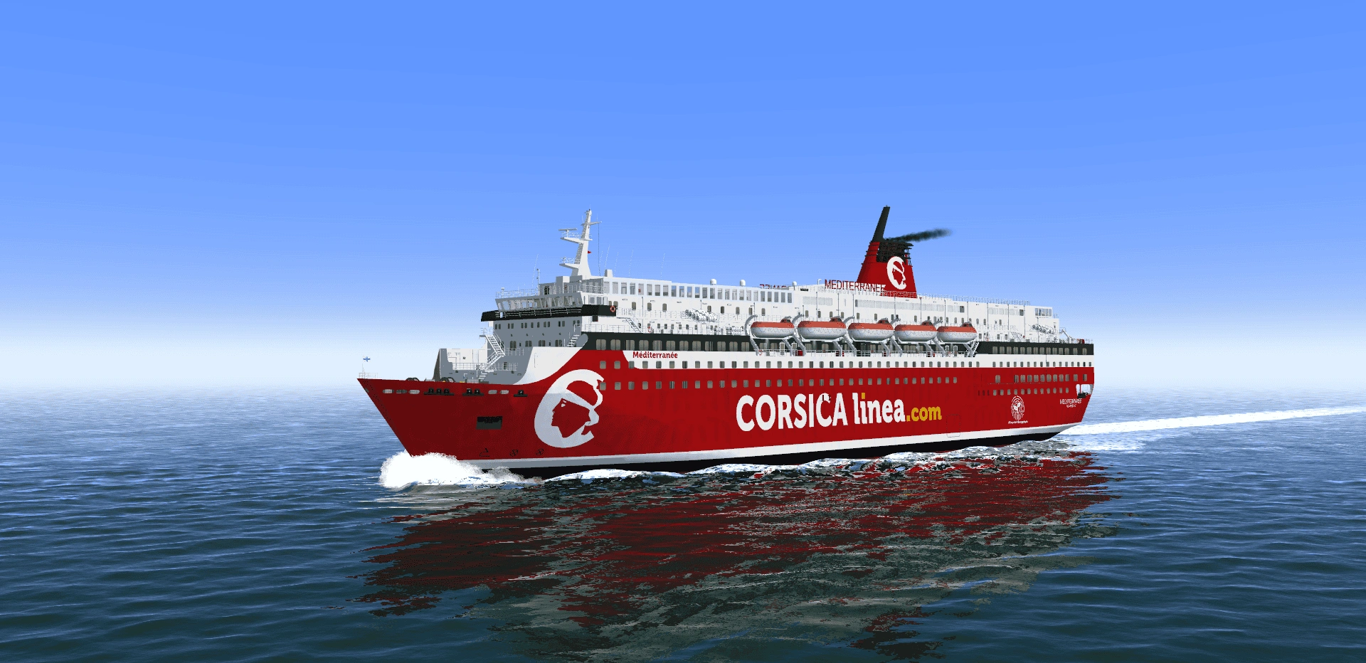 Passagierfähre von CORSICA linea