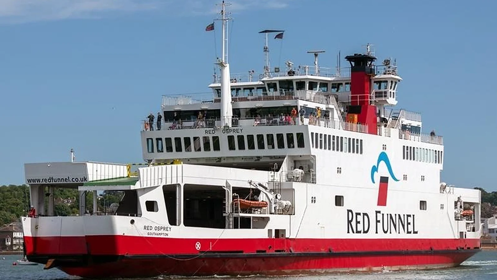 Passagierfähre von Red Funnel